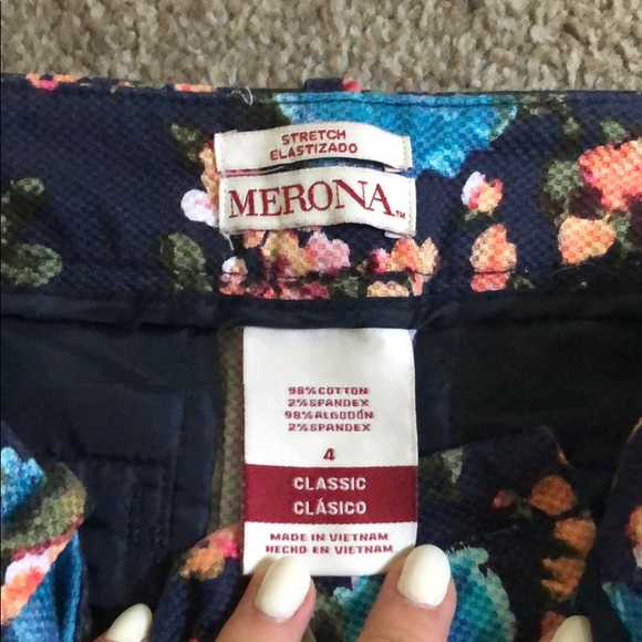Merona Floral Cropped Pants - Picture 3 of 3